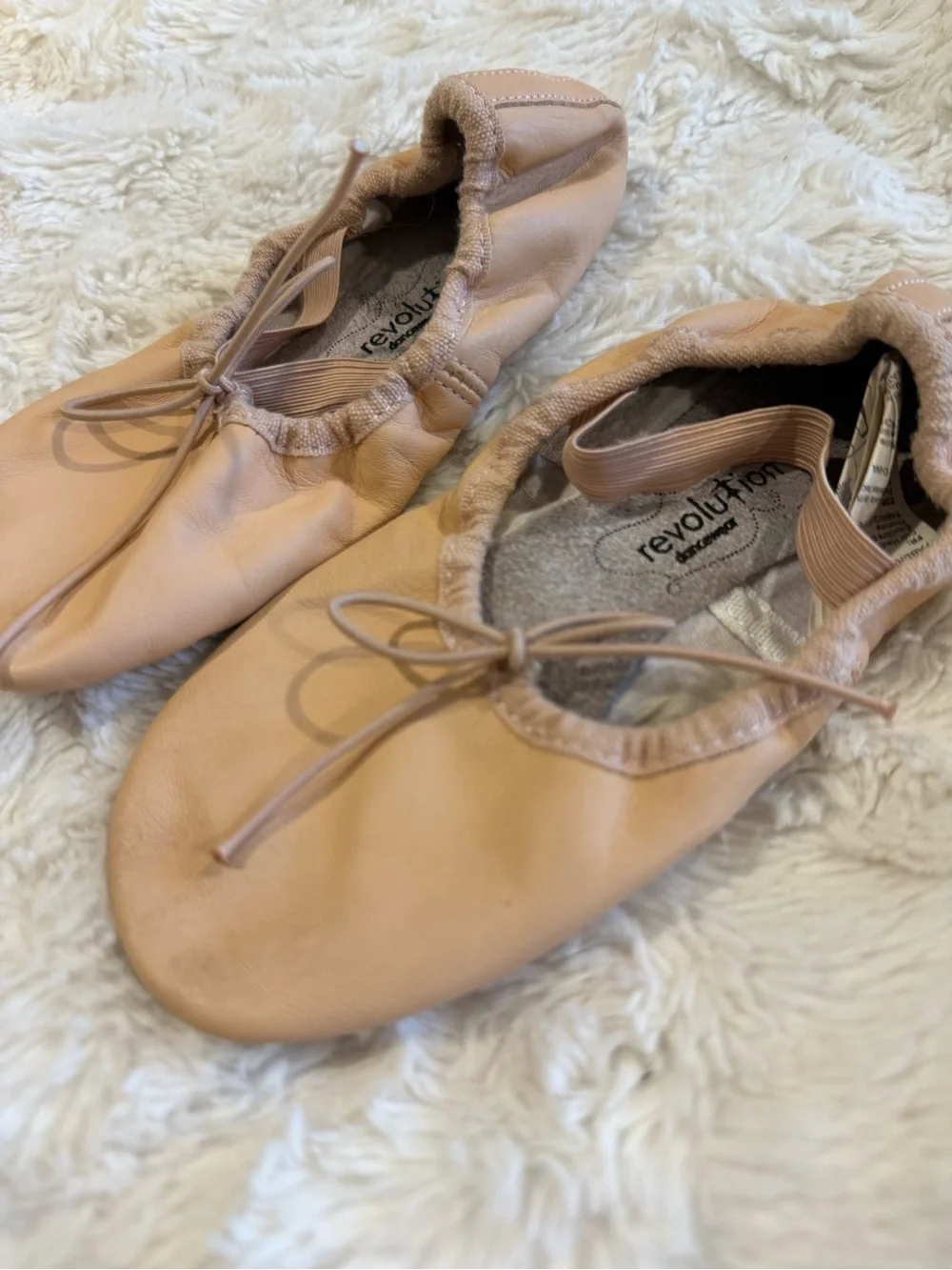 Revolution Kids Ballet Flats in light Pink. Youth size 4.5